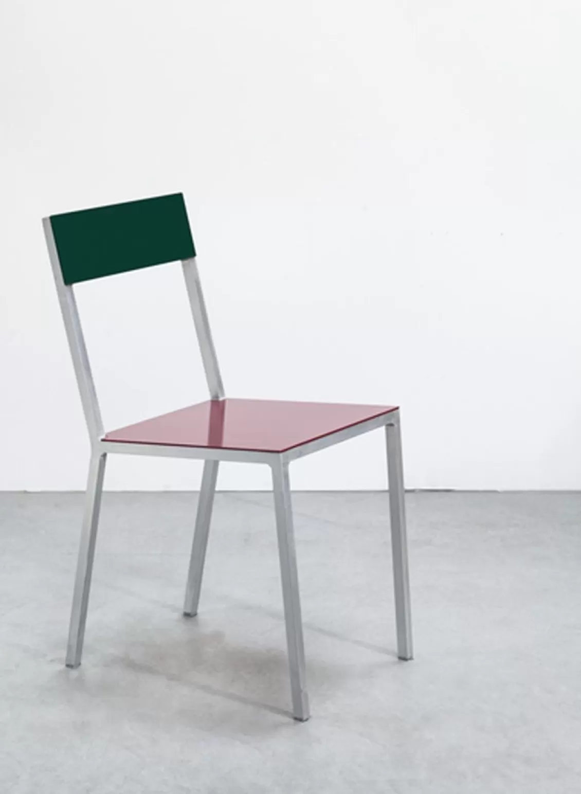 SUSAN BIJL Alu Chair, Bordeaux Seat, Candy Green Back - Muller Van Severen Cheap