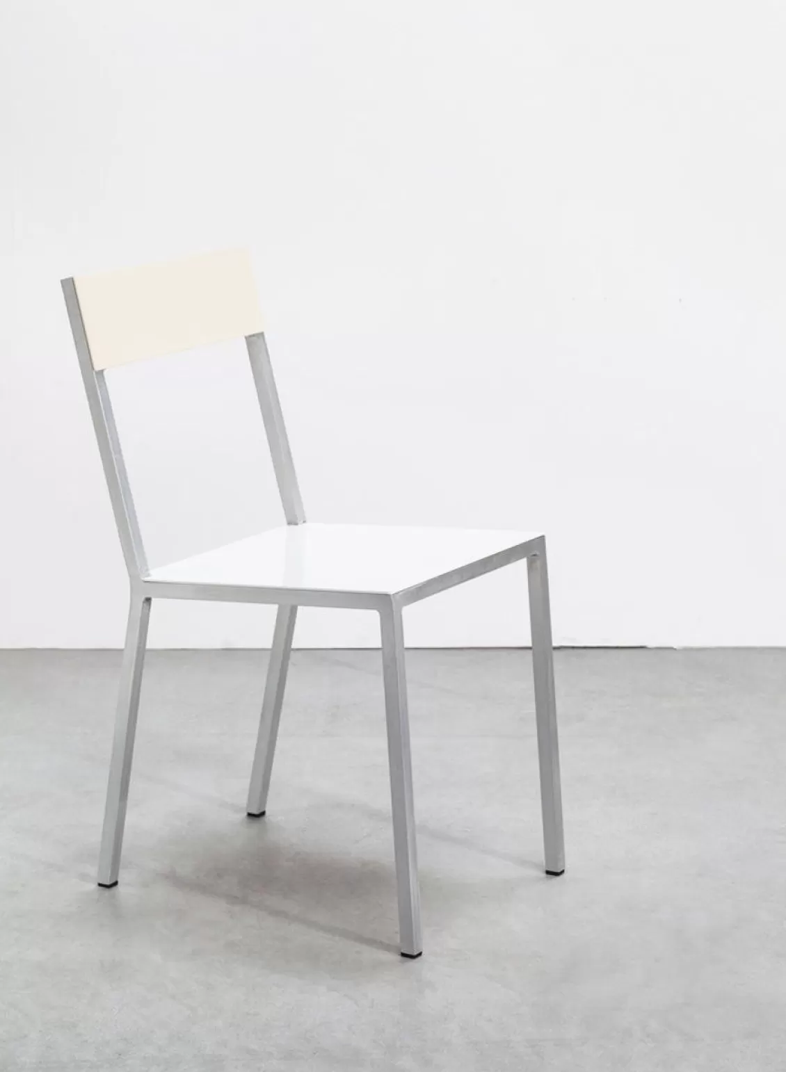 SUSAN BIJL Alu Chair, White Seat, Ivory Back - Muller Van Severen Shop