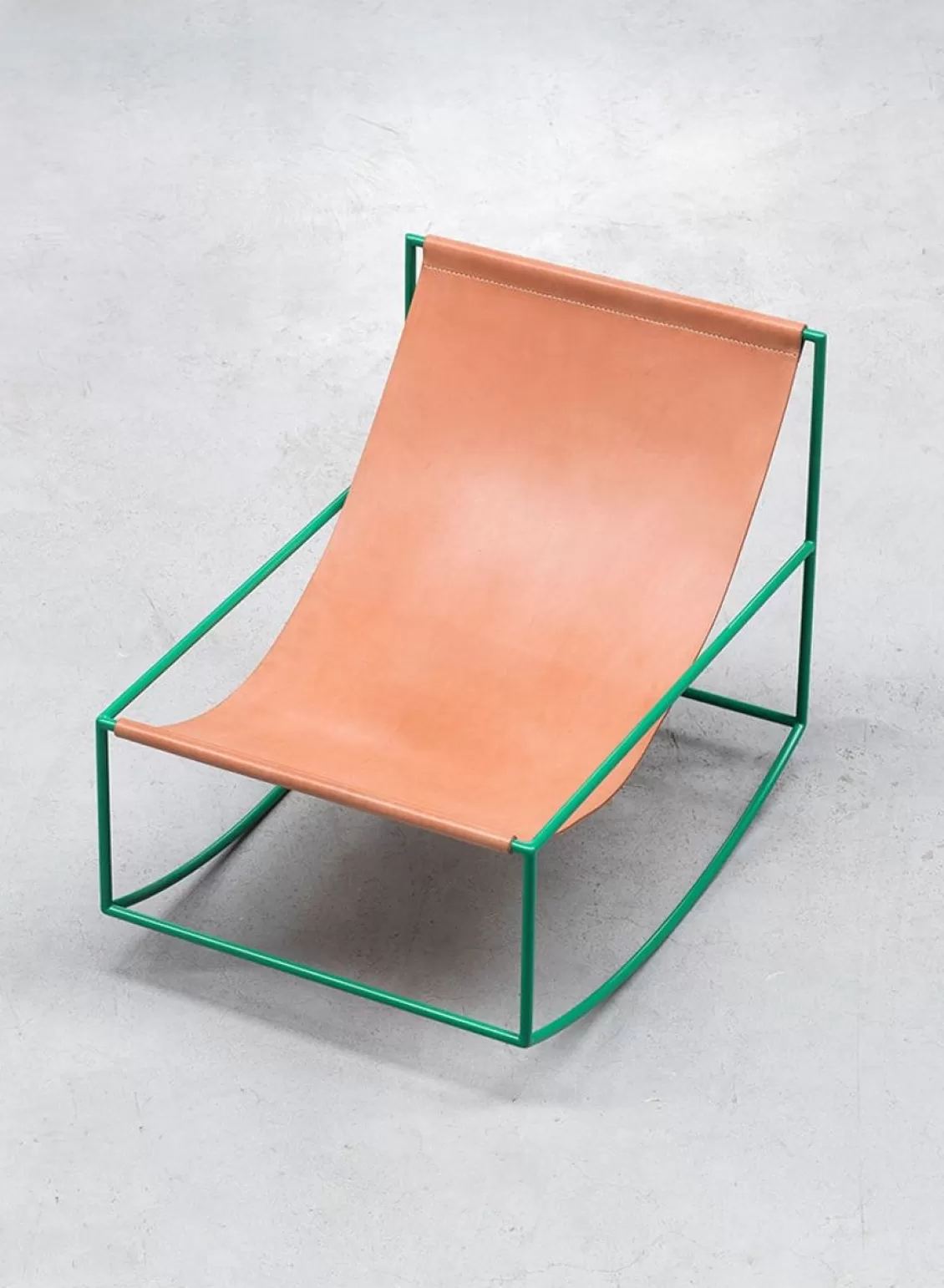 SUSAN BIJL First Rocking Chair, Green - Muller Van Severen Online