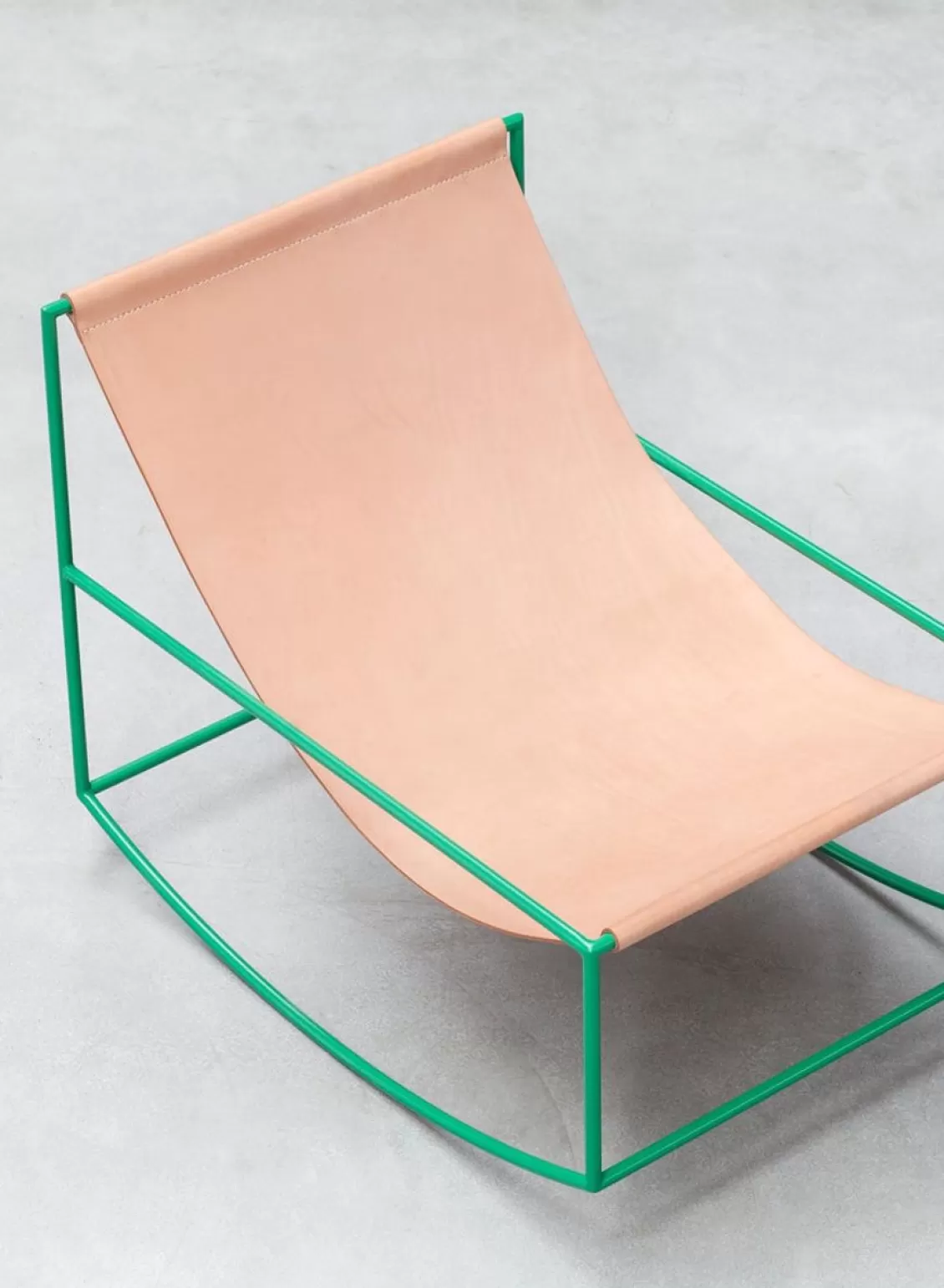 SUSAN BIJL First Rocking Chair, Green - Muller Van Severen Online