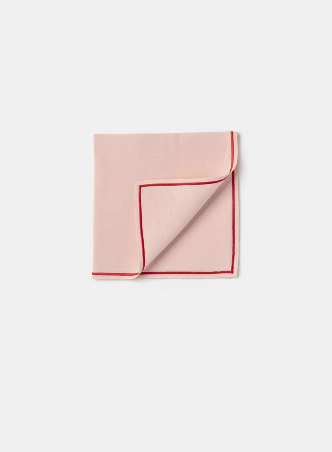 SUSAN BIJL Lido Napkin, Pink/Red - Chiarastella Cattana Outlet