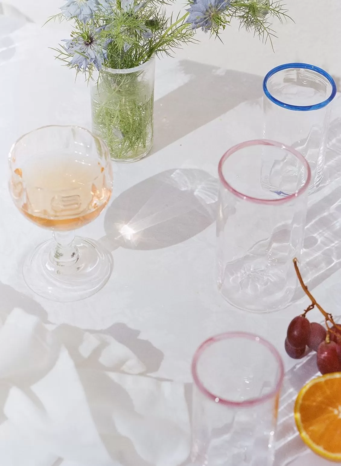 SUSAN BIJL Peter Glass In Rose, Small - Akua Objects Online