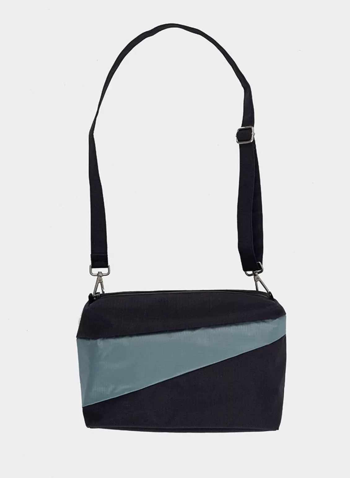 SUSAN BIJL The New Bum Bag Black & Grey Medium Flash Sale