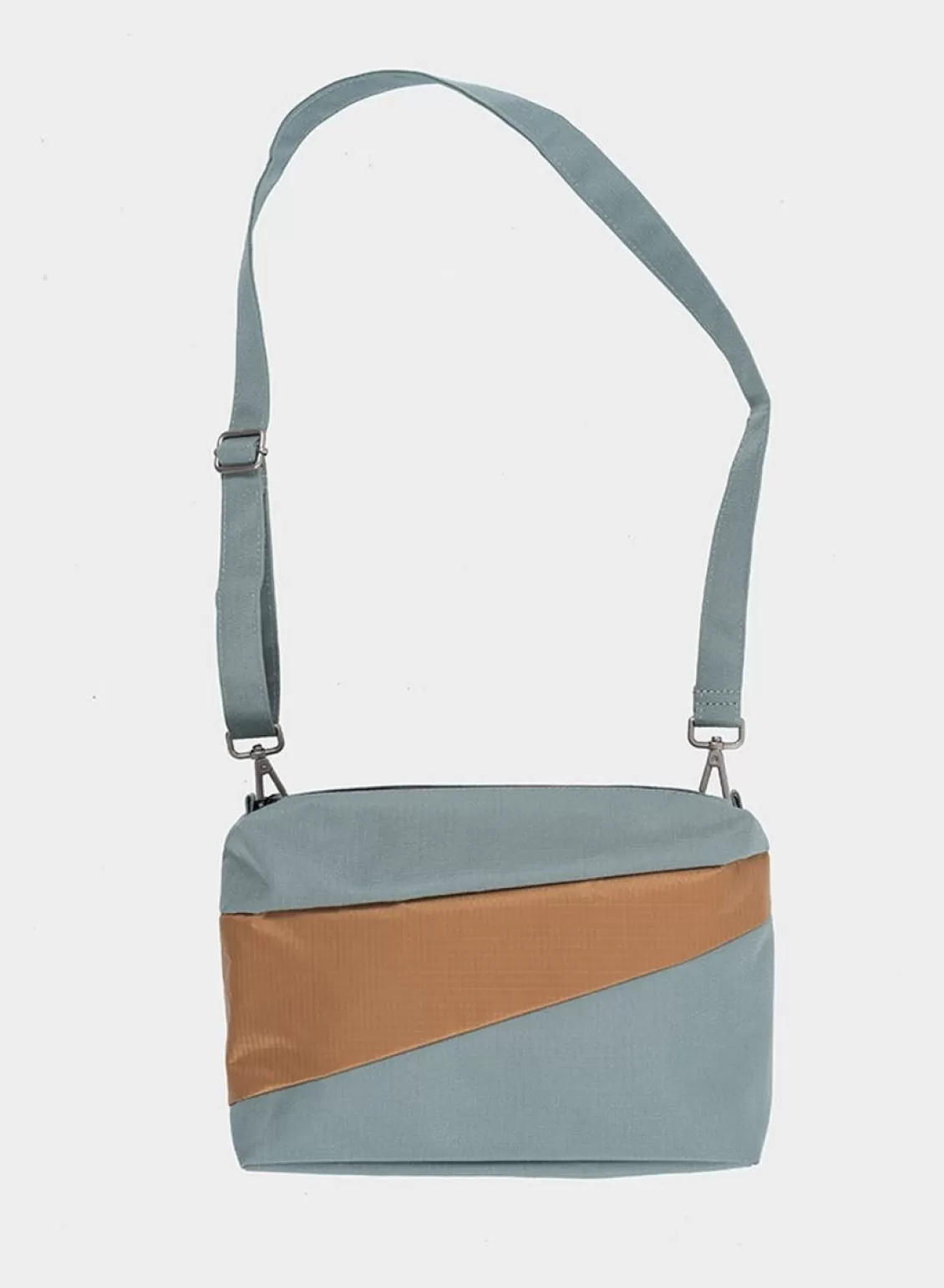 SUSAN BIJL The New Bum Bag Grey & Camel Medium Fashion