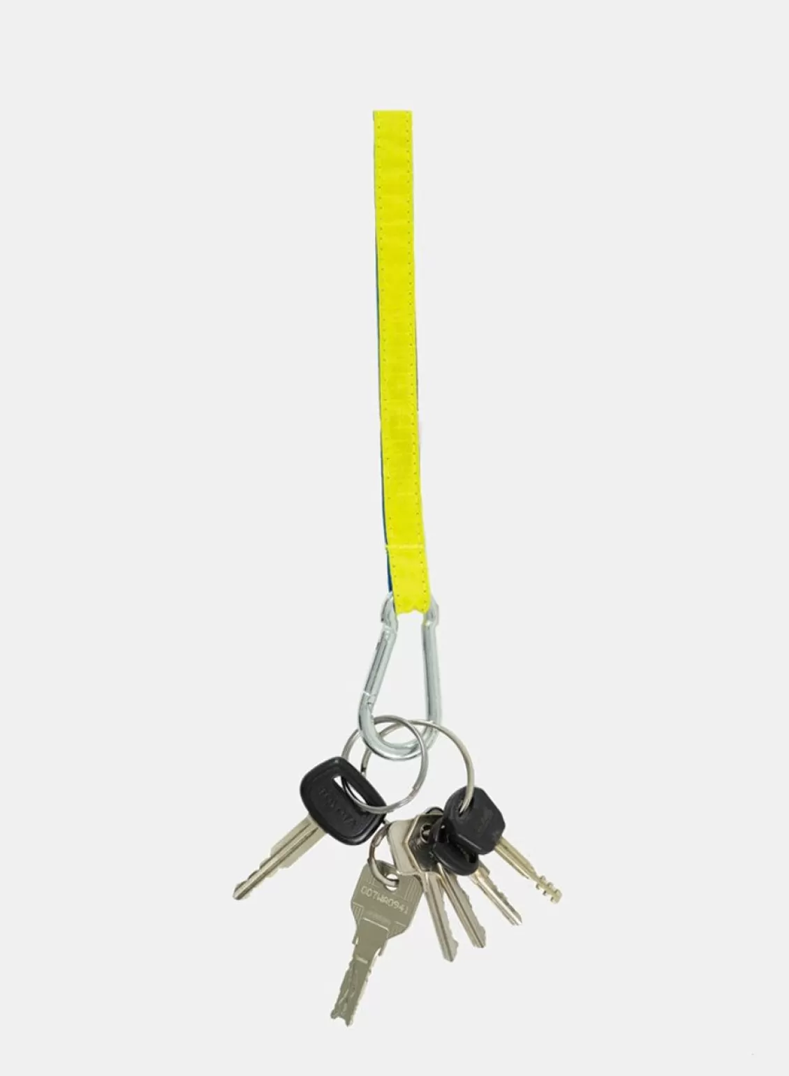 SUSAN BIJL The New Keychain Fluo Yellow & Blue Discount