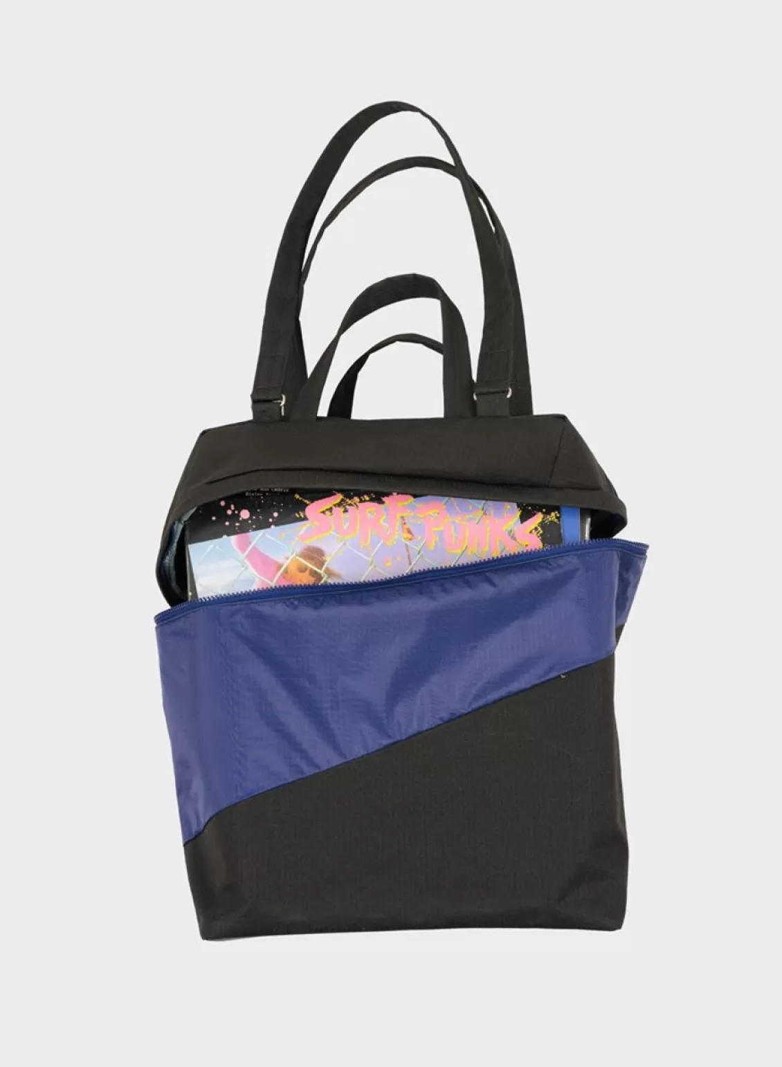 SUSAN BIJL The New Mixed Bag Black & Navy Cheap